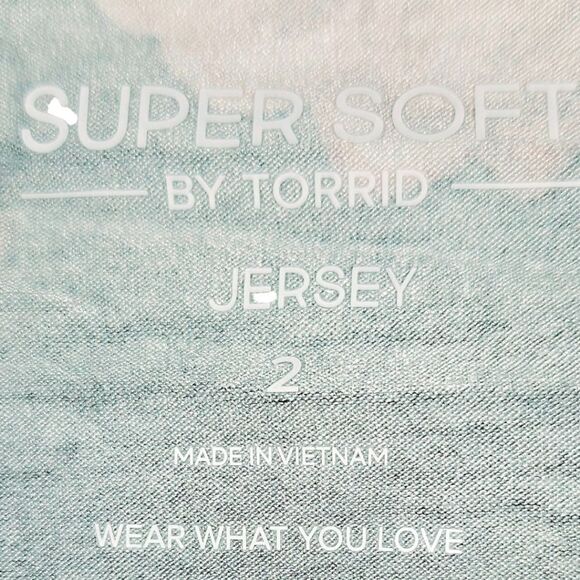 TORRID NEWβPLUS SIZE FLORAL Super Soft V Neck Tie Front Elbow Sleeve Babydoll 2X - Picture 15 of 16